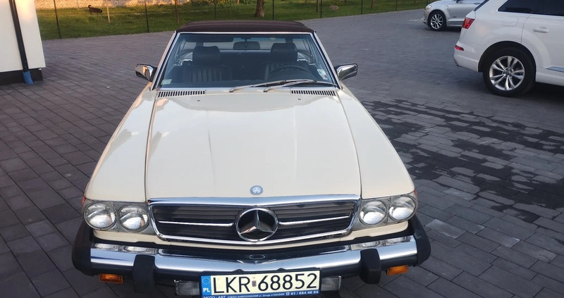 Mercedes-Benz SL cena 72000 przebieg: 145000, rok produkcji 1986 z Lublin małe 37